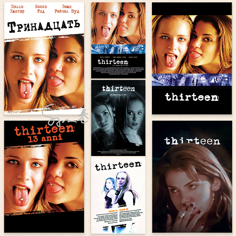 Home Cinema Gifts - Thirteen Movie Film Poster Canvas Printing