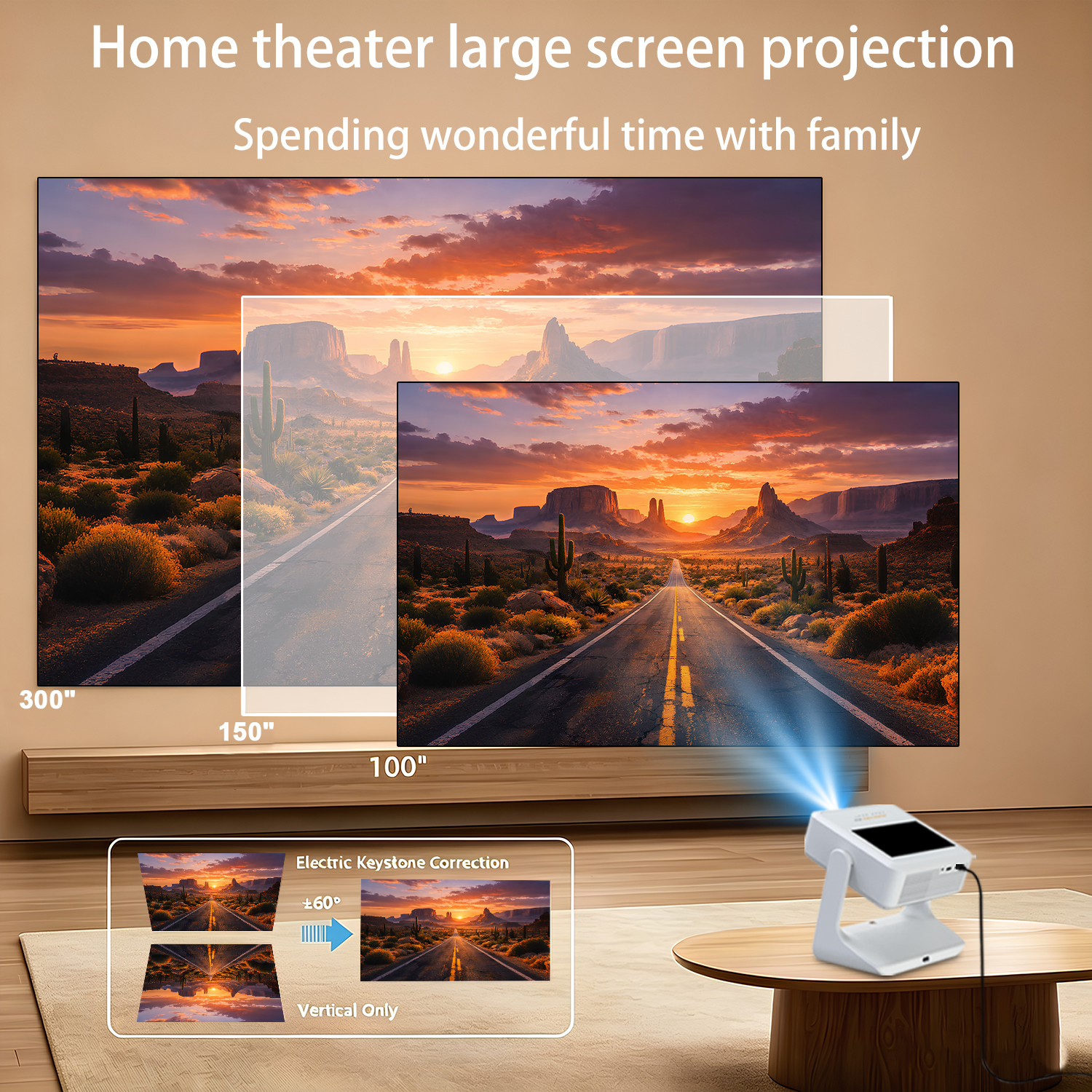 Home Cinema Gifts - Outdoor & Home Football Projector 180°