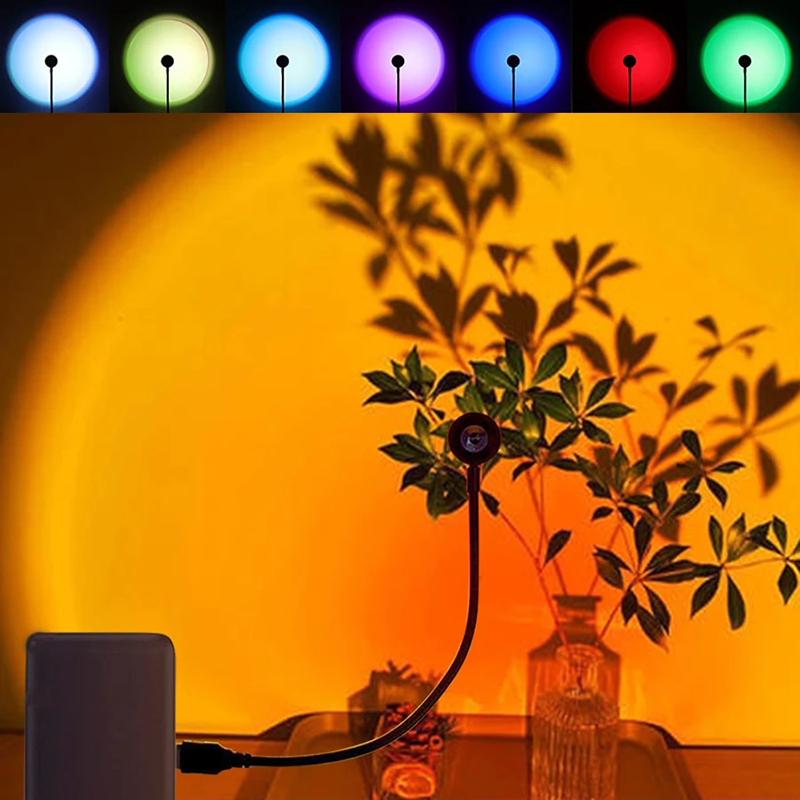 Home Cinema Led Projector - LED USB Sunset Lamp Projector Home