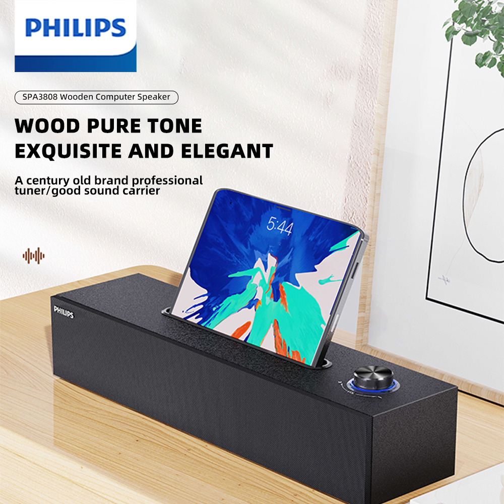 Home Cinema Philips - Philips SPA 3808 SoundBar Features a
