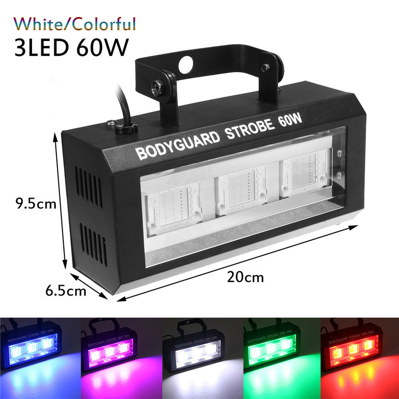 Home Cinema Led Projector - 60W Strobe Light RGB White LED