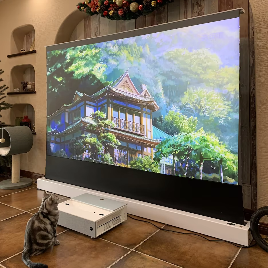 Home Cinema Tv Screen - SMX 100 Inch Projector Screen Motorized