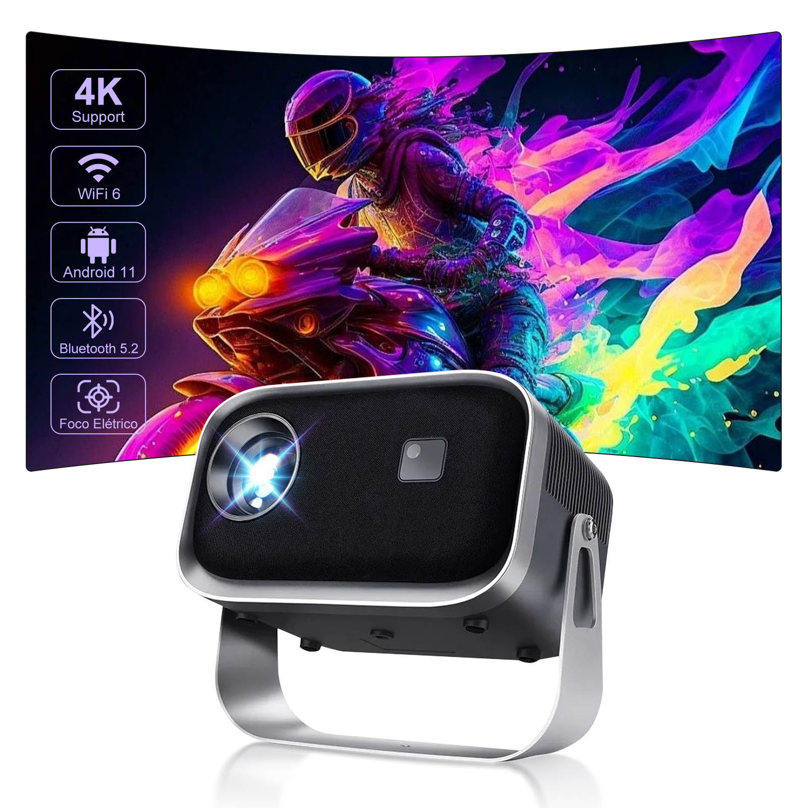 Xiaomi Home Cinema - Salange Projector P28B Mini Home Theater