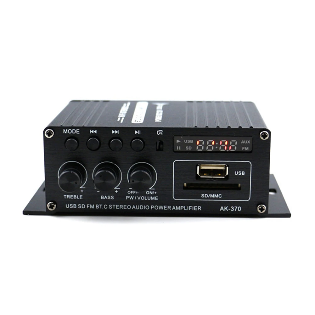AK-370 Bluetooth Amplifier Pow - Home Cinema Bluetooth ulasan dan harga