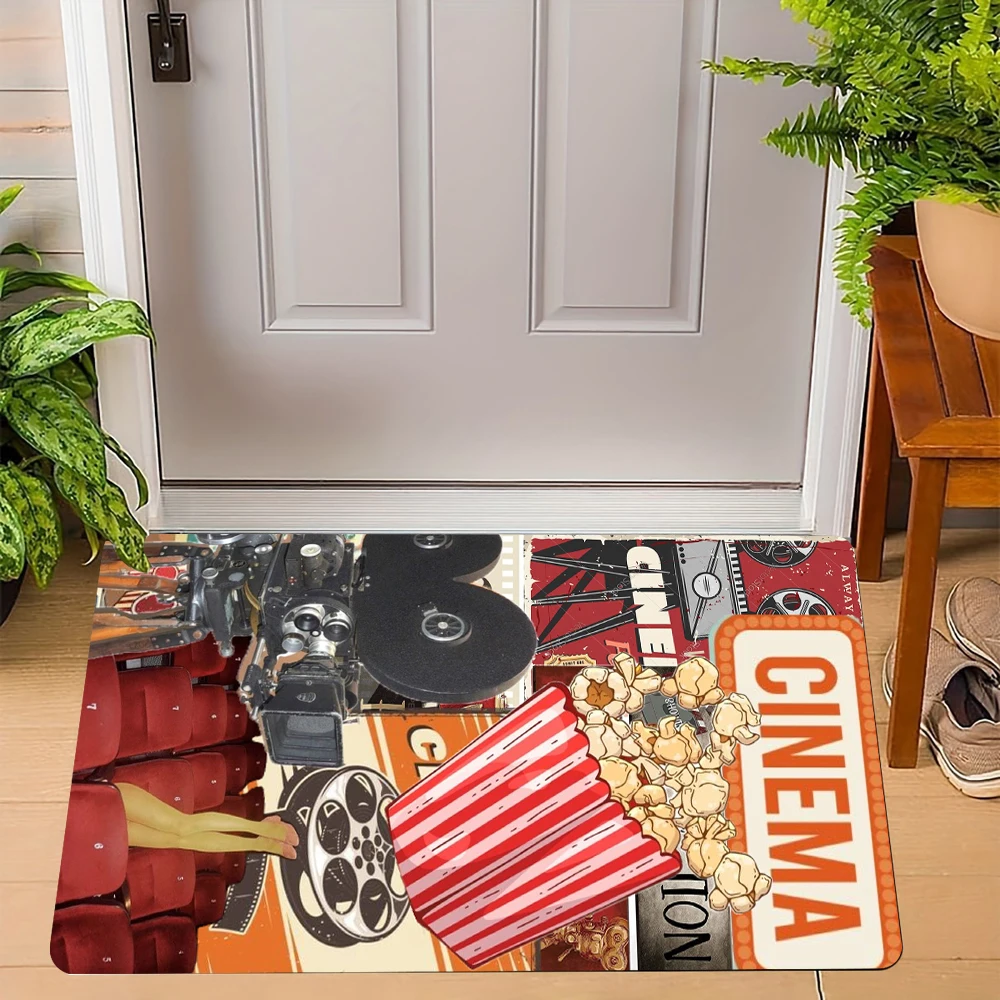 Cinema Theme Door Mat Various  - Home Cinema Flooring ulasan dan harga