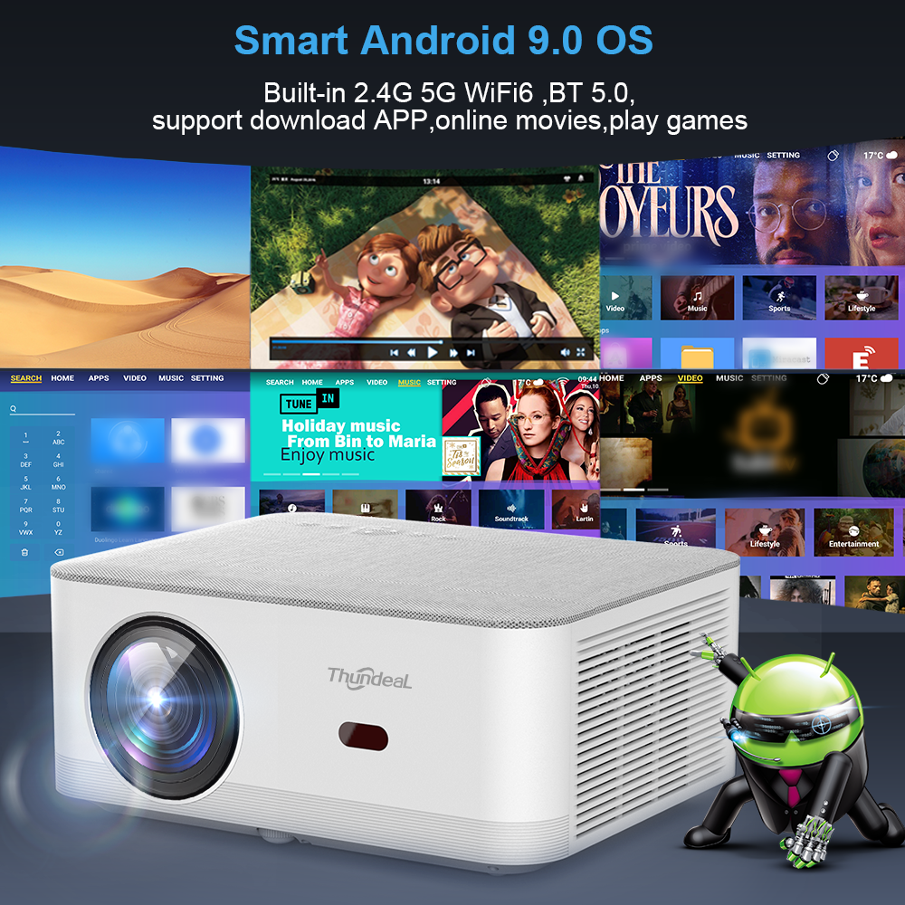 ThundeaL TD92Pro Mini Projecto - Xiaomi Home Cinema ulasan dan harga