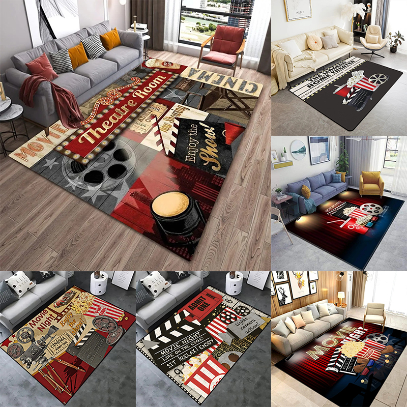 Retro cinema home cinema area  - Home Cinema Flooring ulasan dan harga