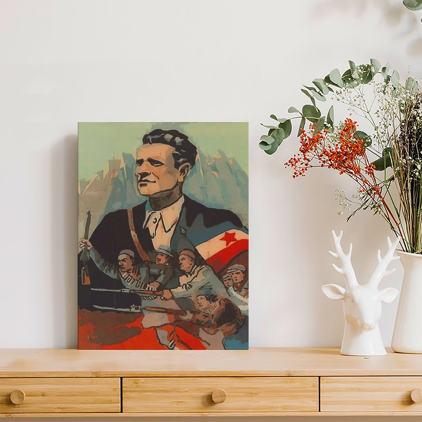 Jugoslavija Josip Broz Tito Po - Home Cinema Wall ulasan dan harga