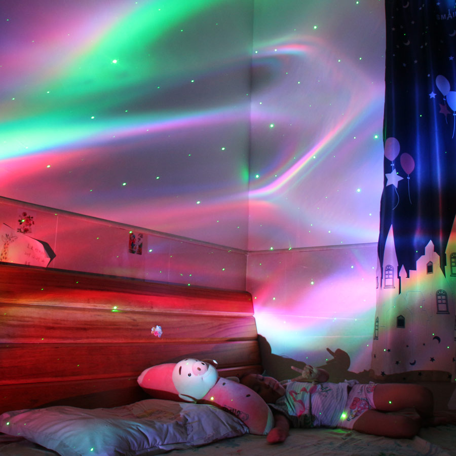 ESHINY RGB LED Rechargeable Ba - Home Cinema Led Projector ulasan dan harga
