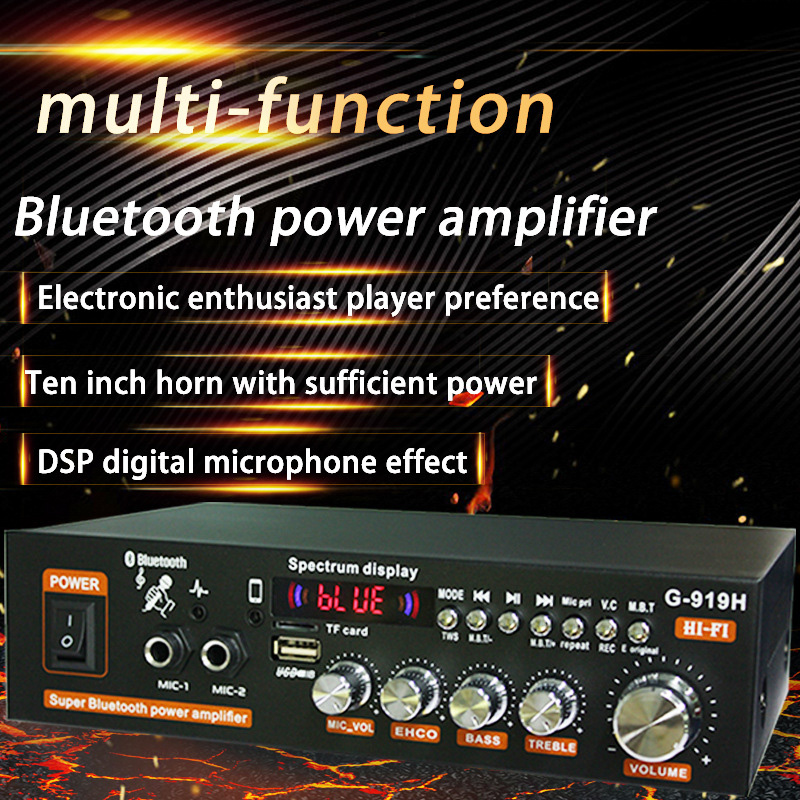 G-919H 1000W Home Power Amplif - Home Cinema Bluetooth ulasan dan harga