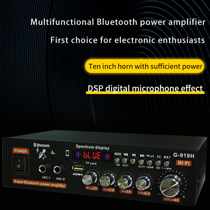 G-919H 1000W Home Power Amplif - Home Cinema Bluetooth ulasan dan harga