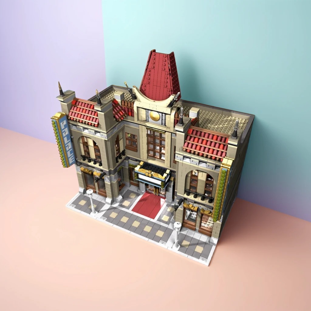 3486PCS MOC Street View Chines - Home Cinema Diy ulasan dan harga