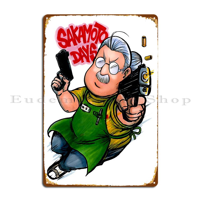Chibi Sakamoto Days Metal Sign - Home Cinema Today ulasan dan harga