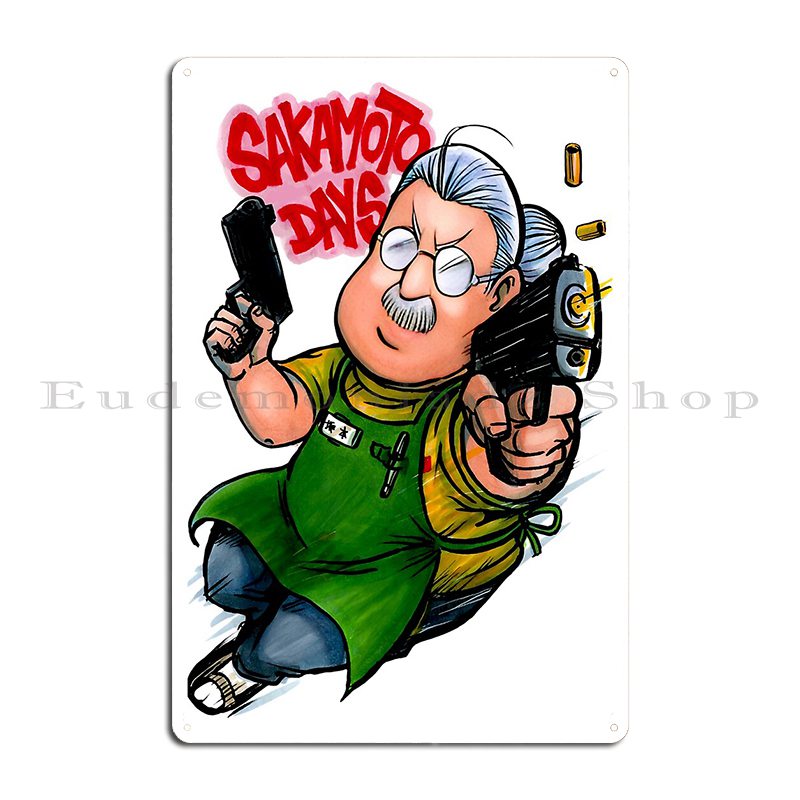 Chibi Sakamoto Days Metal Sign - Home Cinema Today ulasan dan harga