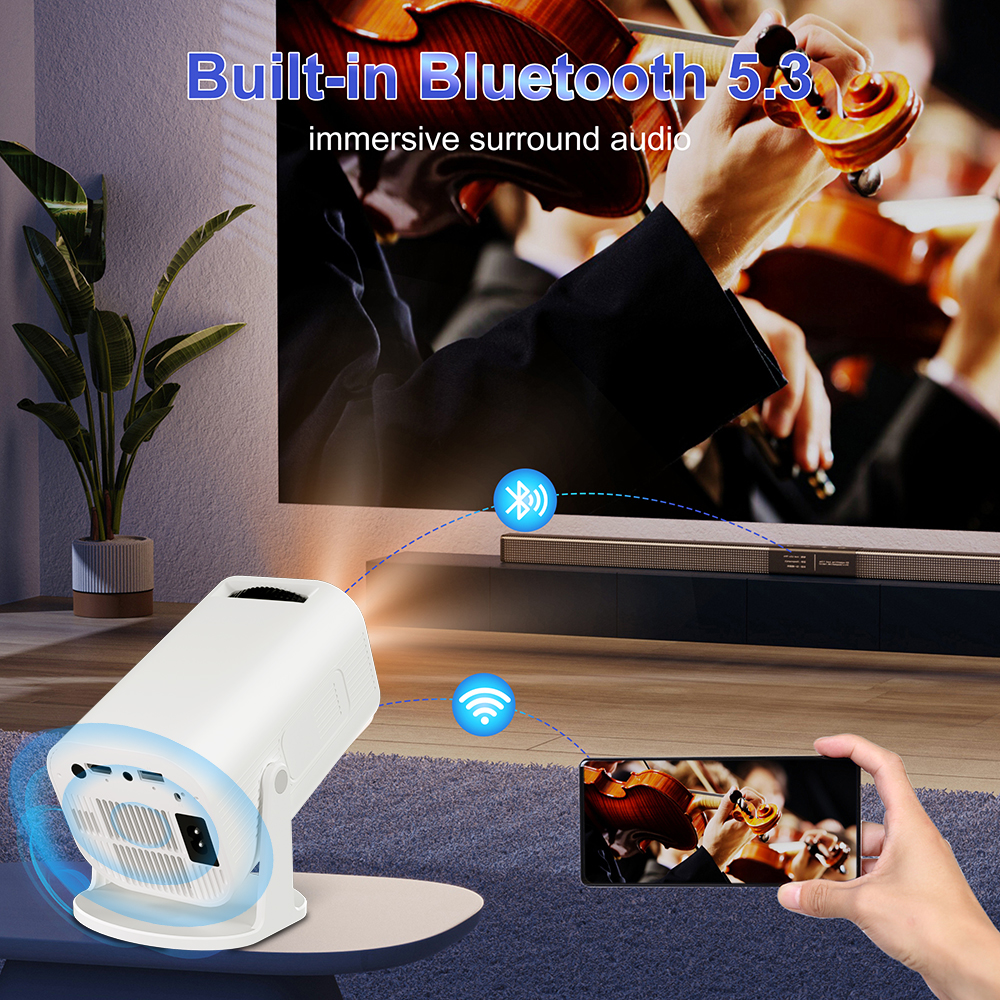 Salange P330 Mini Projector 4K - Xiaomi Home Cinema ulasan dan harga