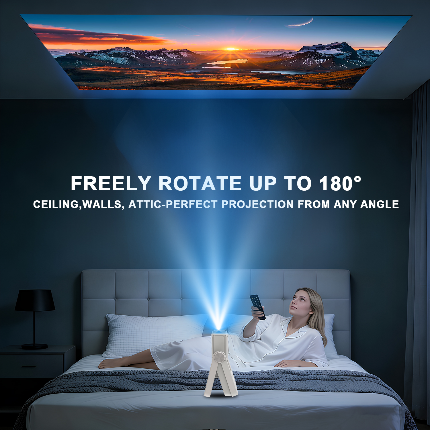 7 Inch Android 12 Projector 18 - Home Cinema Gifts ulasan dan harga