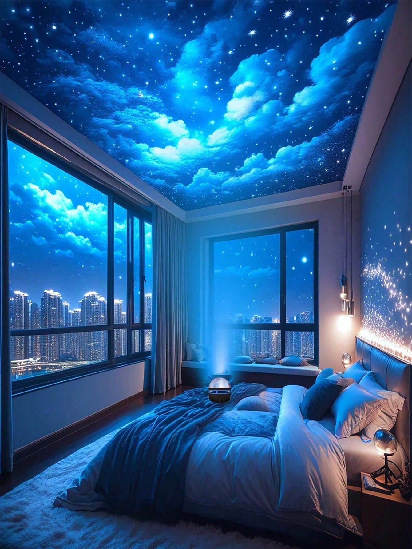 1pc LED Northern Lights Aurora - Home Cinema Gifts ulasan dan harga