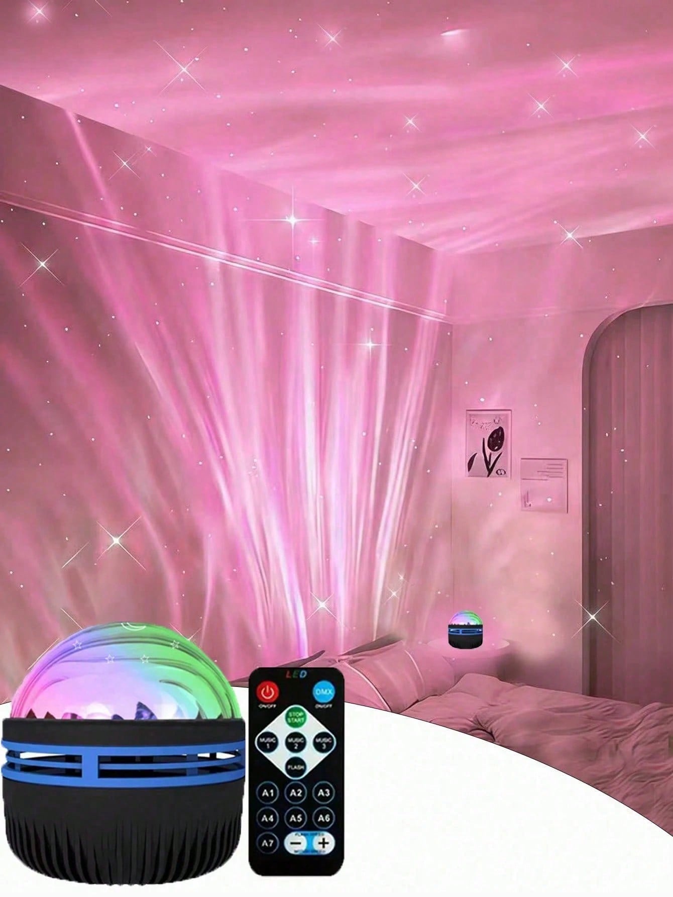 1pc LED Northern Lights Aurora - Home Cinema Gifts ulasan dan harga