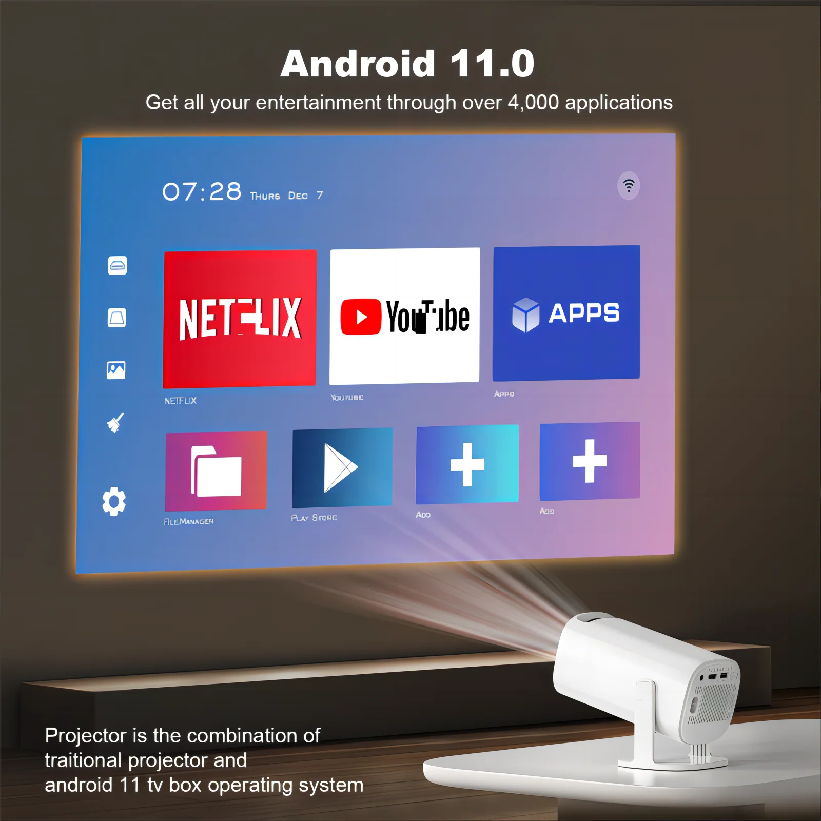 Salange P30 Projector Free-Sty - Xiaomi Home Cinema ulasan dan harga