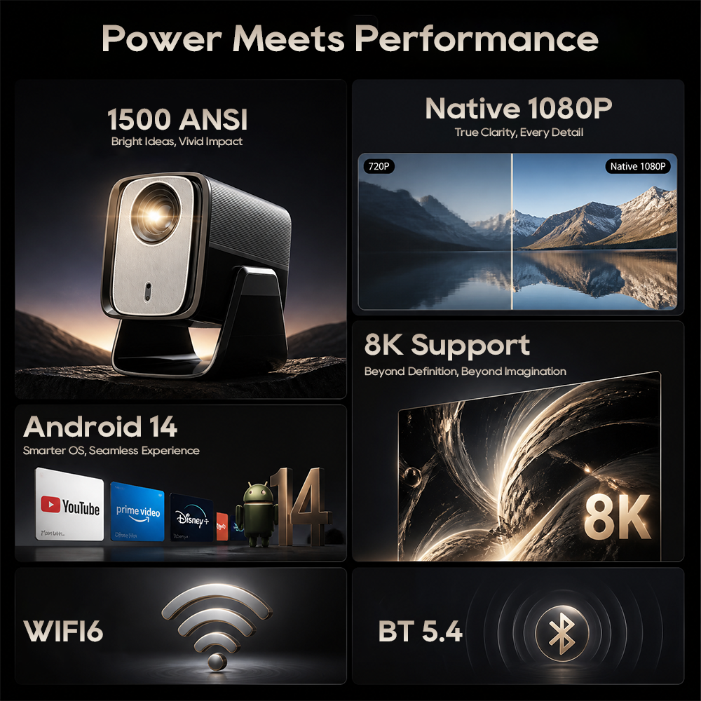 LYNCast Smart Projector with W - Home Cinema Today ulasan dan harga