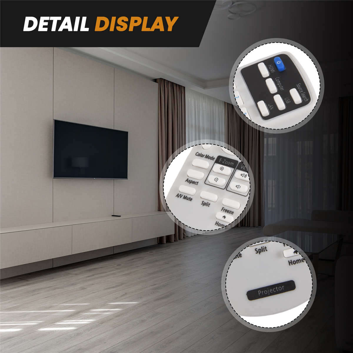 A64E Replacement Projector Rem - Home Cinema Epson ulasan dan harga