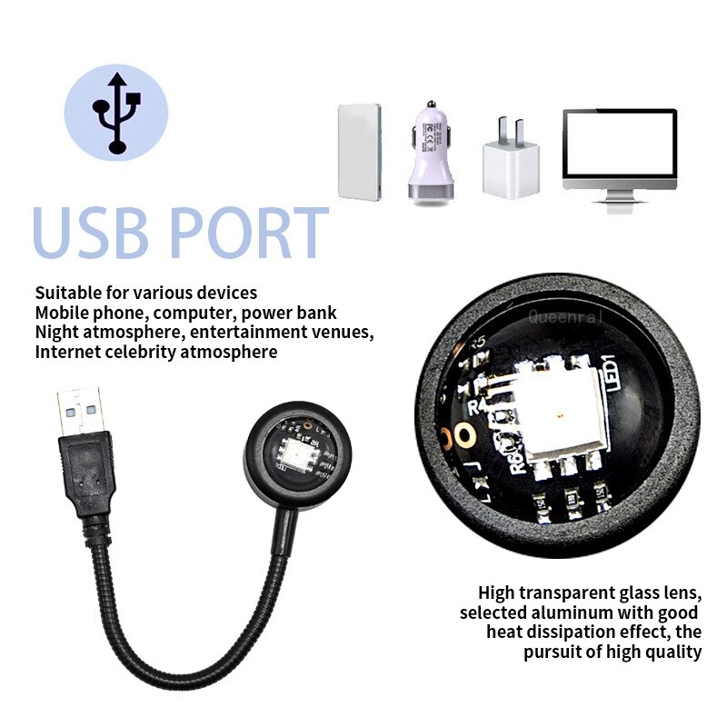 LED USB Sunset Lamp Projector  - Home Cinema Led Projector ulasan dan harga