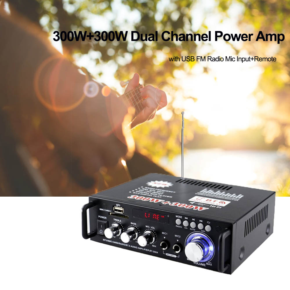 220V Bluetooth-compatibe Ampli - Home Cinema Bluetooth ulasan dan harga