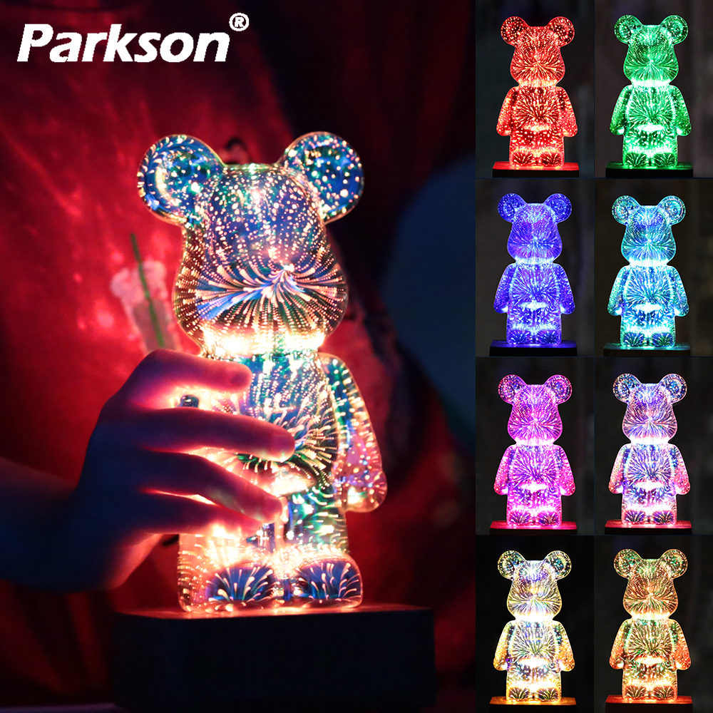 LED 3D Firework Bear LED Night - Home Cinema Led Projector ulasan dan harga
