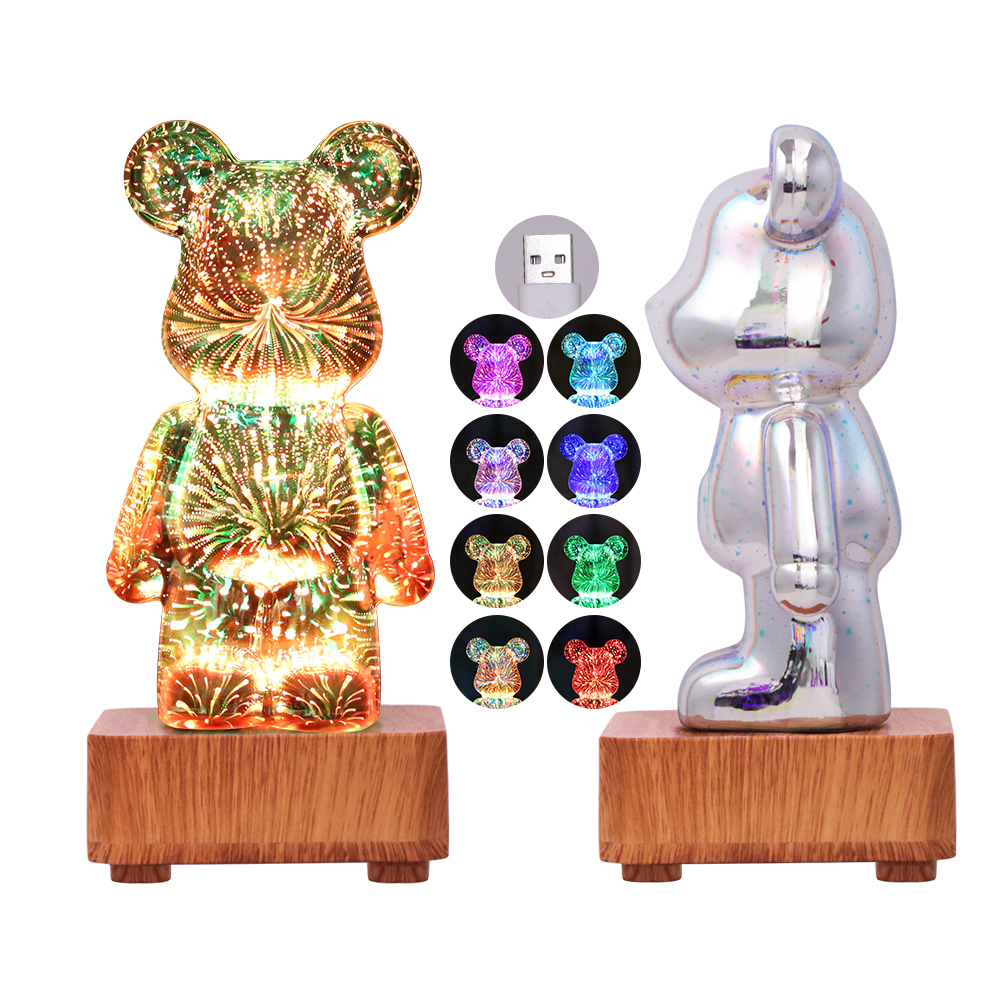 LED 3D Firework Bear LED Night - Home Cinema Led Projector ulasan dan harga