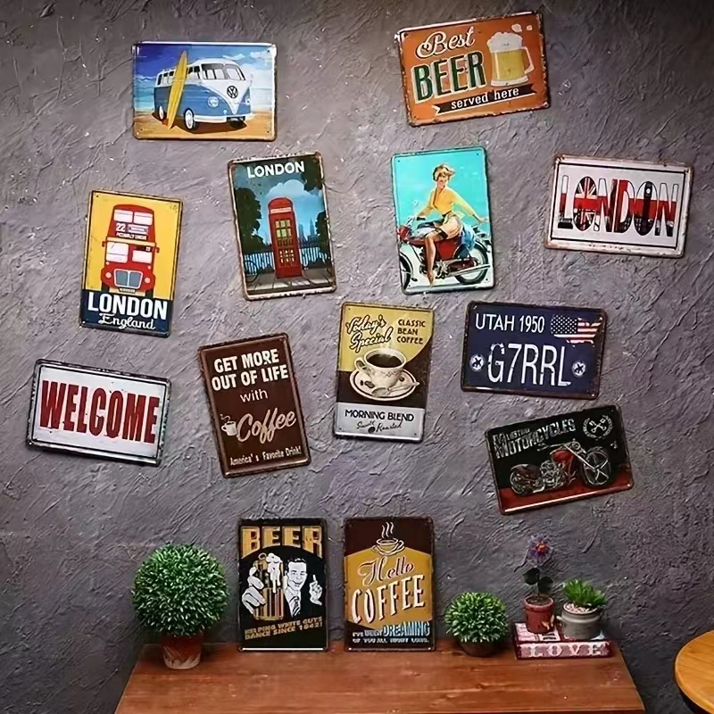 Cat Kingdom Retro Metal Poster - Home Cinema Gifts ulasan dan harga