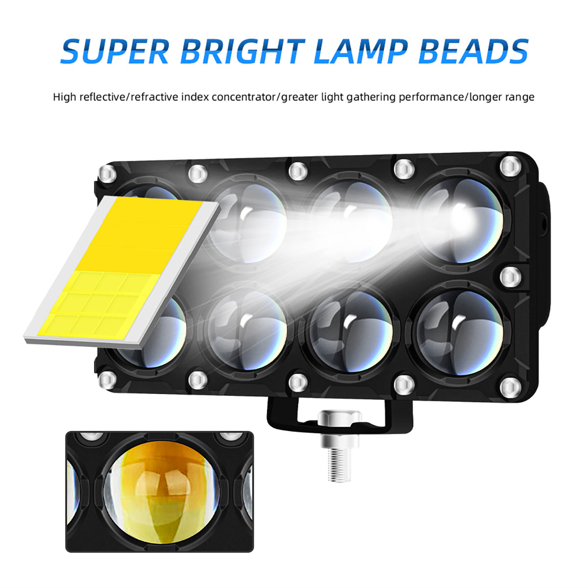 6/8/10 Lens Auxiliary Motorcyc - Projector Lamp Replacement ulasan dan harga