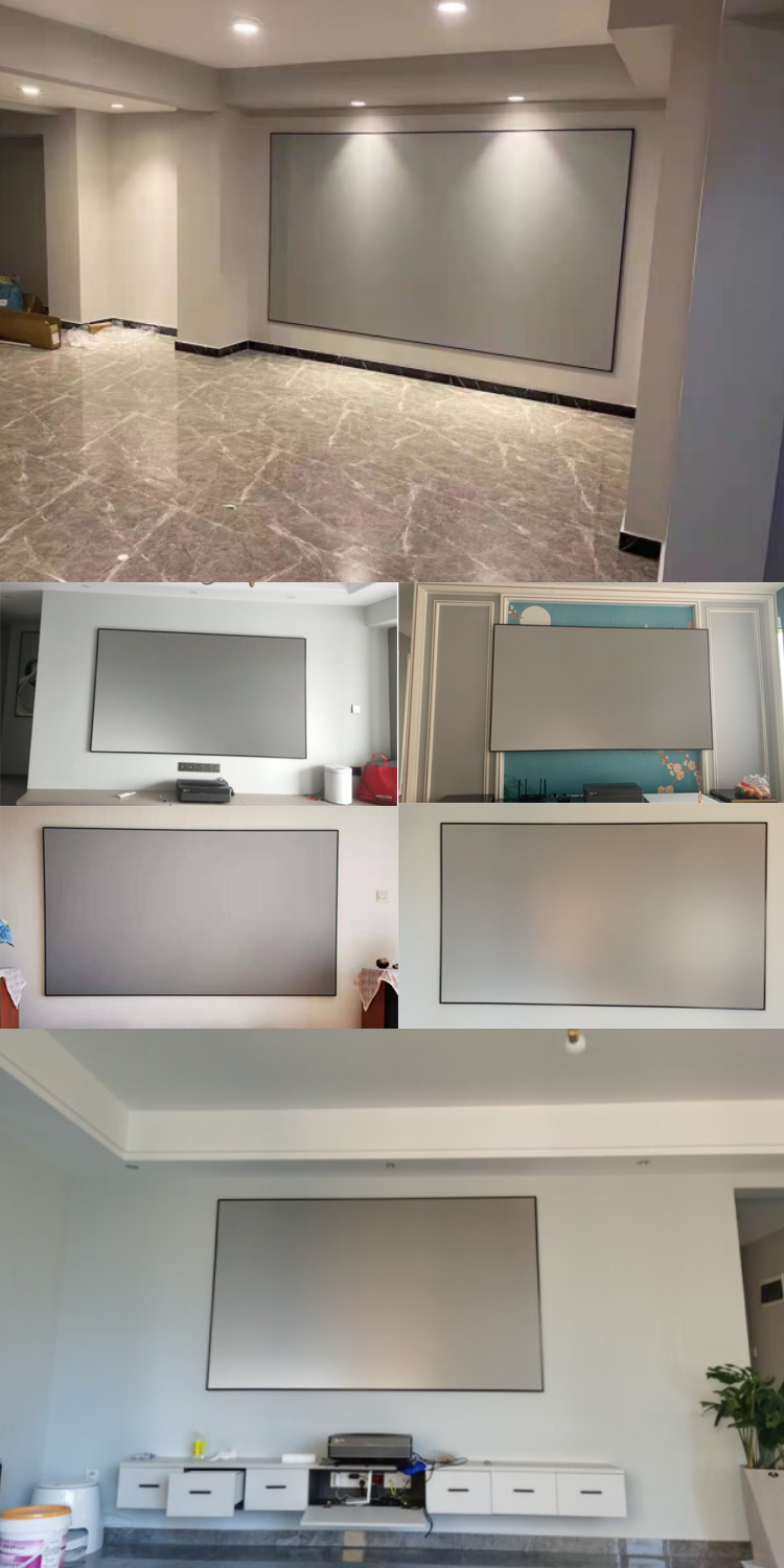 92 Inch 100 Inch 120 Inch Home - Home Cinema Tv Screen ulasan dan harga