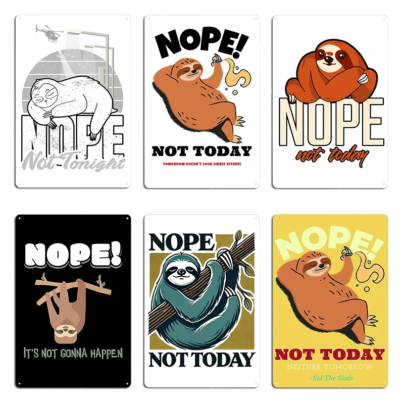 Urban Sloth Nope! Not today Sl - Home Cinema Today ulasan dan harga