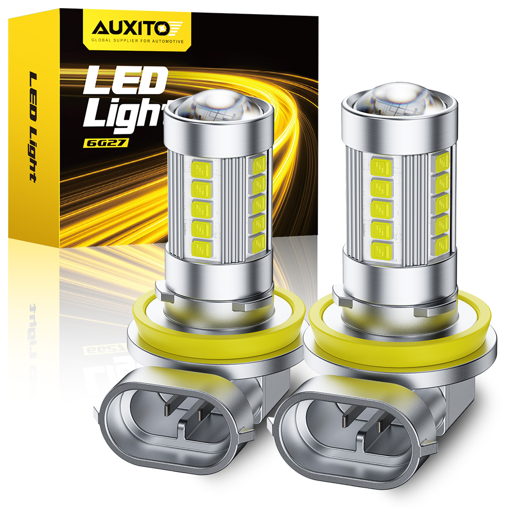 AUXITO 2Pcs H11 LED Fog Light  - Projector Lamp Replacement ulasan dan harga