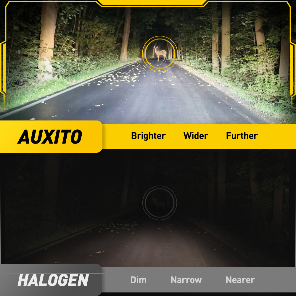 AUXITO 2Pcs H11 LED Fog Light  - Projector Lamp Replacement ulasan dan harga