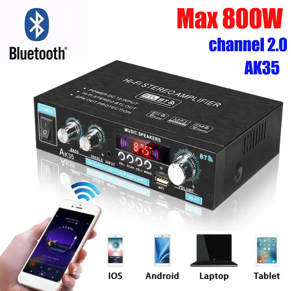 HiFi Digital AK35 Bluetooth Am - Home Cinema Bluetooth ulasan dan harga