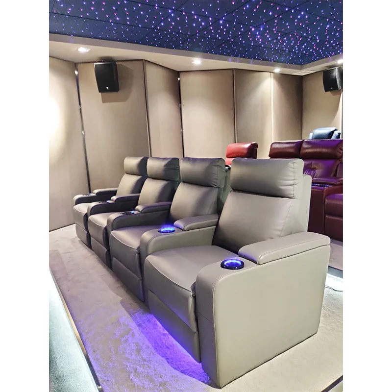 2026 Luxury Recliner Leather S - Home Cinema Usa ulasan dan harga