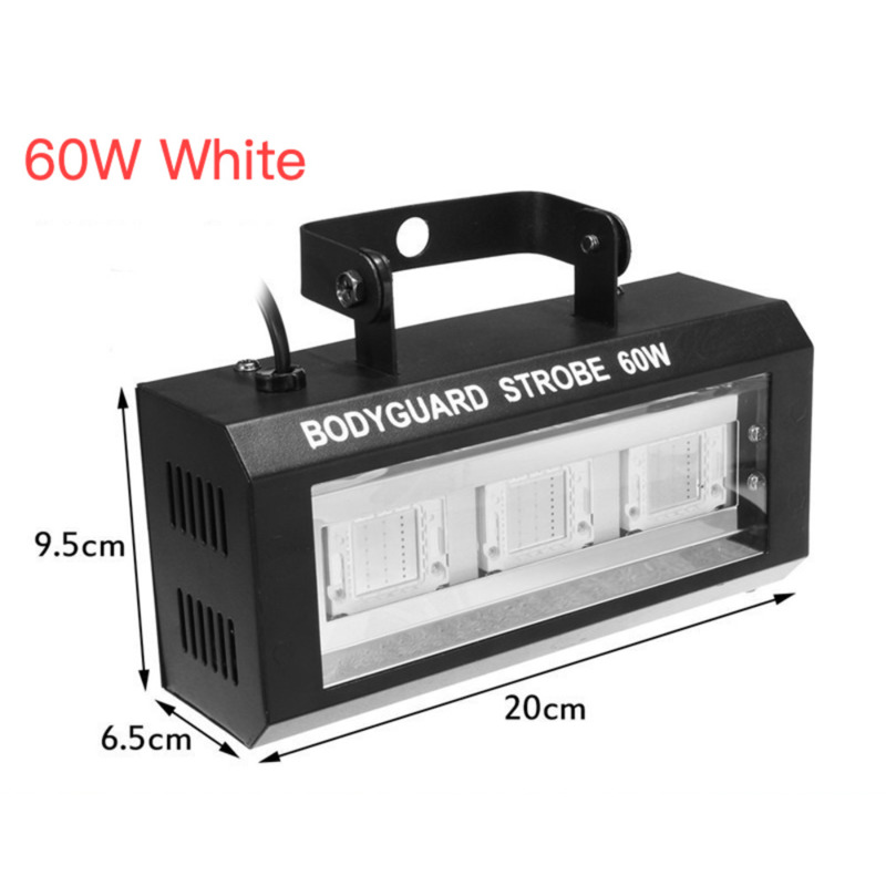 60W Strobe Light RGB White LED - Home Cinema Led Projector ulasan dan harga