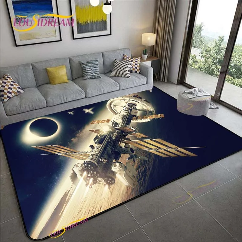 3D Space Ship Station Carpet f - Home Cinema Flooring ulasan dan harga