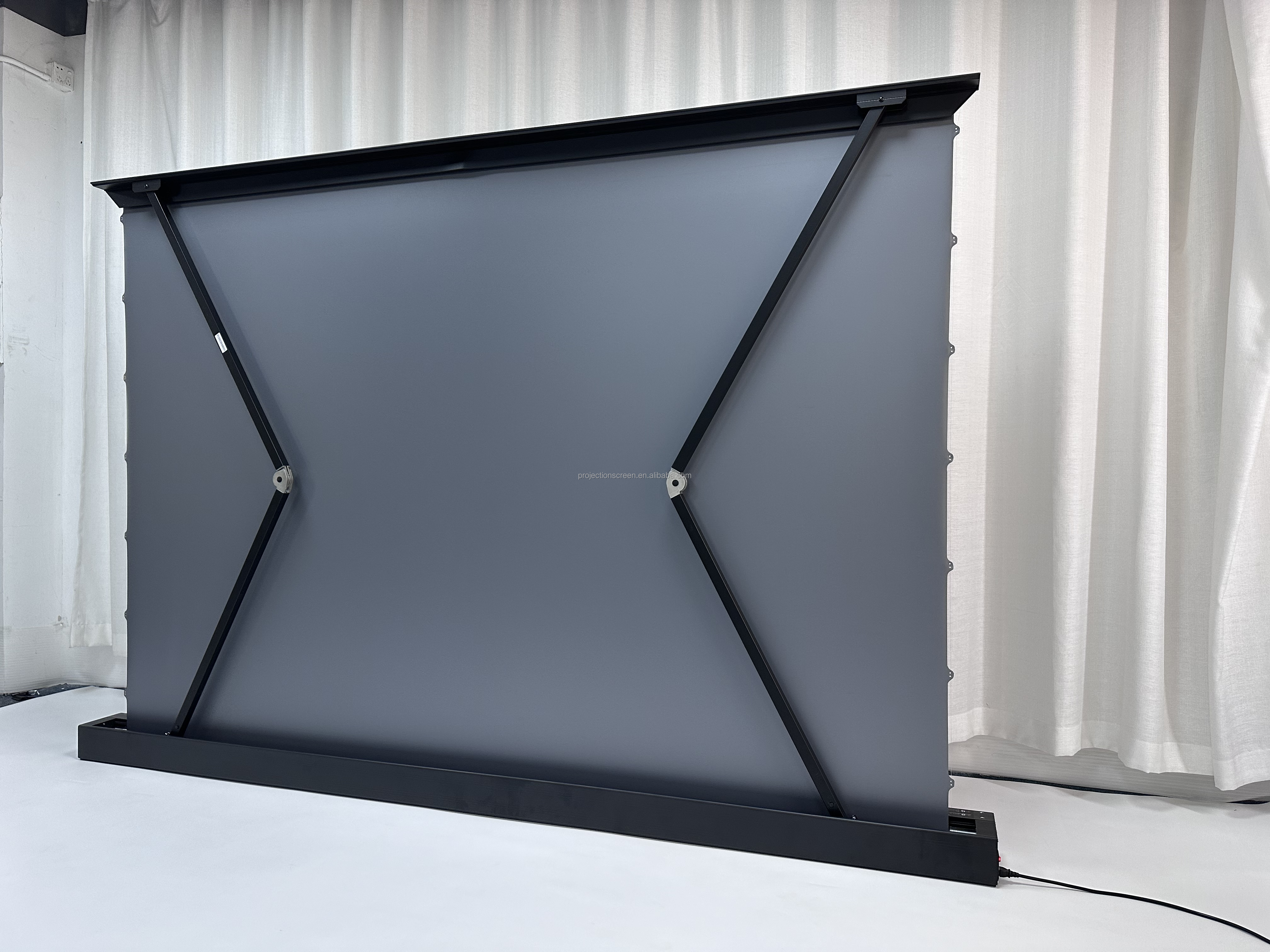 16:9 110 Inch PVC Light Grey L - Home Cinema Flooring ulasan dan harga