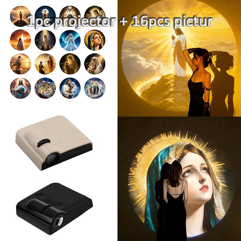 1 Lamp + 16 Pictures Christ Ch - Home Cinema Led Projector ulasan dan harga