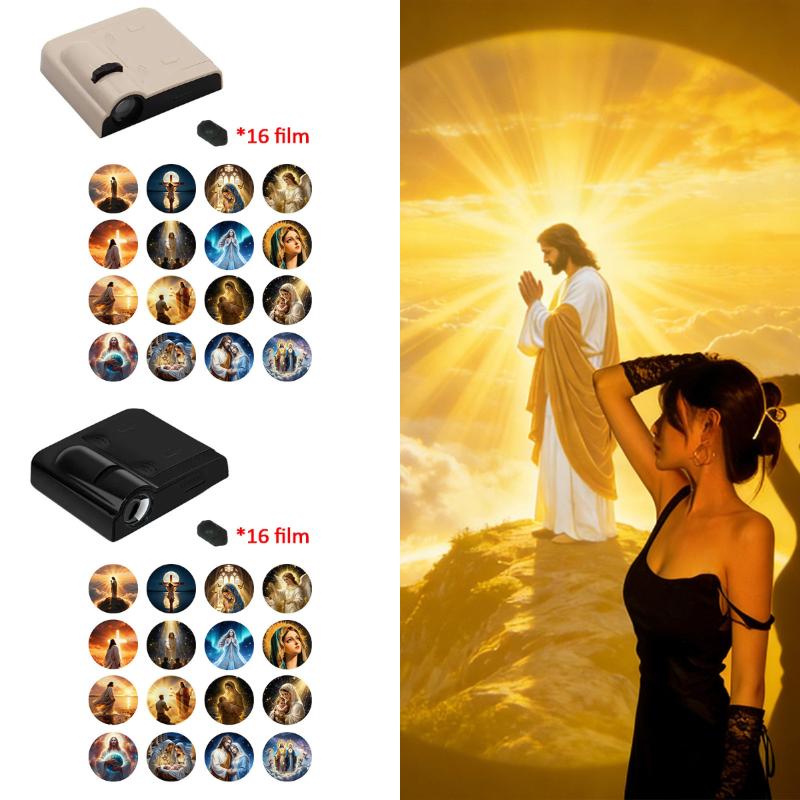 1 Lamp + 16 Pictures Christ Ch - Home Cinema Led Projector ulasan dan harga