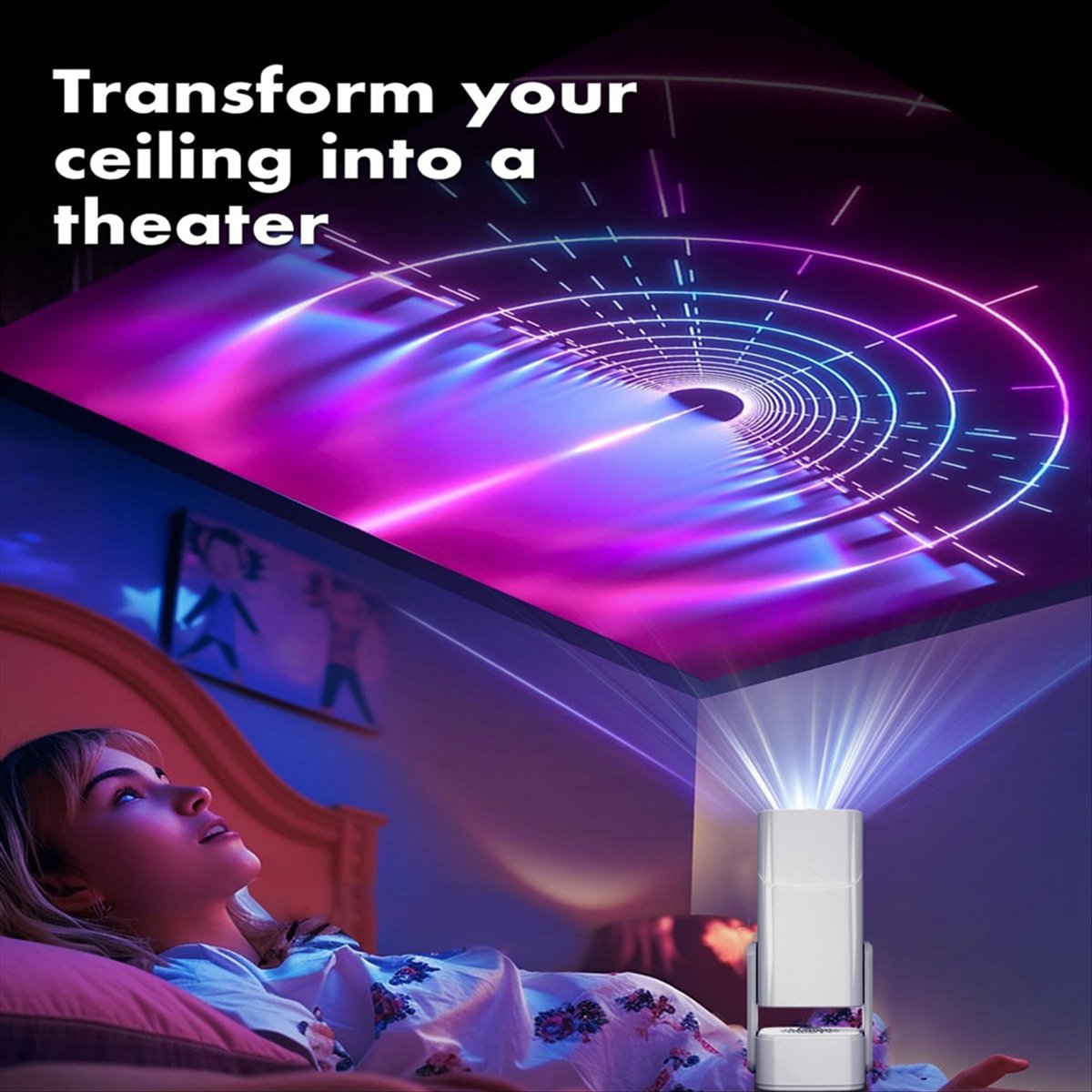 *ONE DAY Y7S Mini Smart Projec - Home Cinema Today ulasan dan harga
