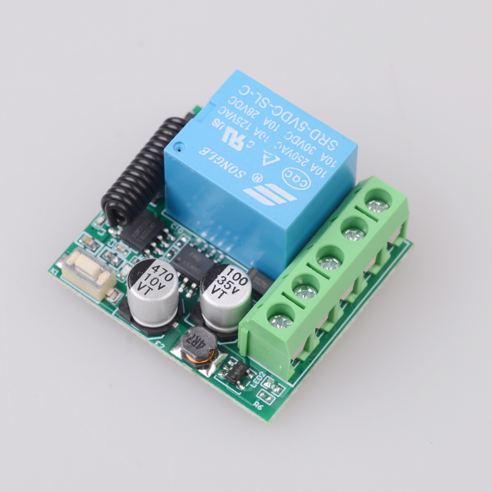 DC 12V 433Mhz RF Wireless Remo - Home Cinema Diy ulasan dan harga