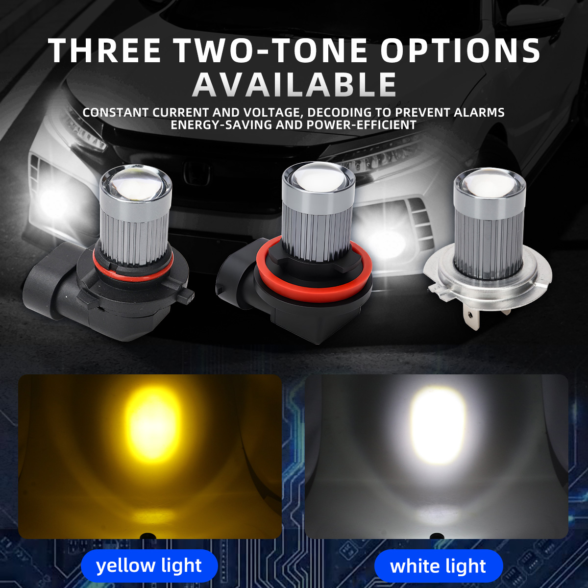 2PCS H11 Car Fog Lamp H7 LED 9 - Projector Lamp Replacement ulasan dan harga
