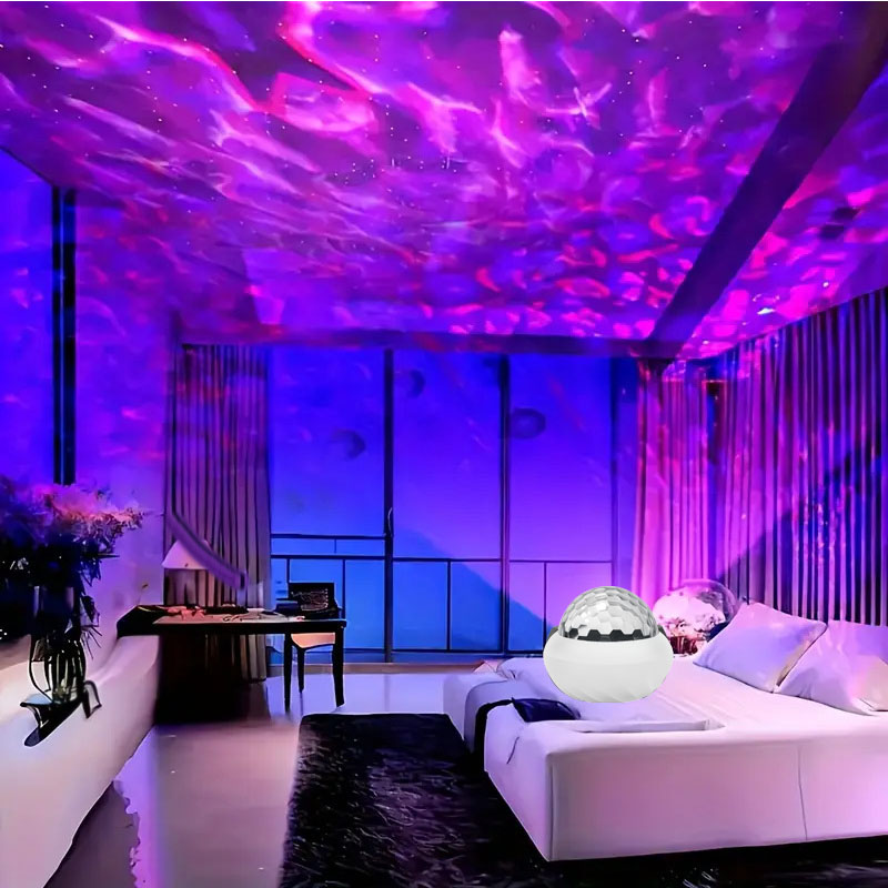USB Aurora Projection Lamp Nor - Home Cinema Led Projector ulasan dan harga