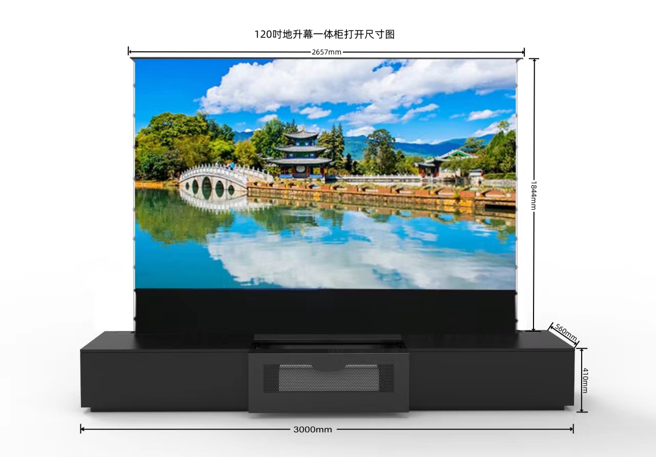 New Beauty Trends 120 Inch 4K  - Home Cinema Tv Screen ulasan dan harga