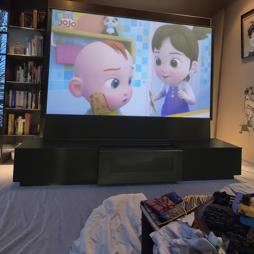 New Beauty Trends 120 Inch 4K  - Home Cinema Tv Screen ulasan dan harga