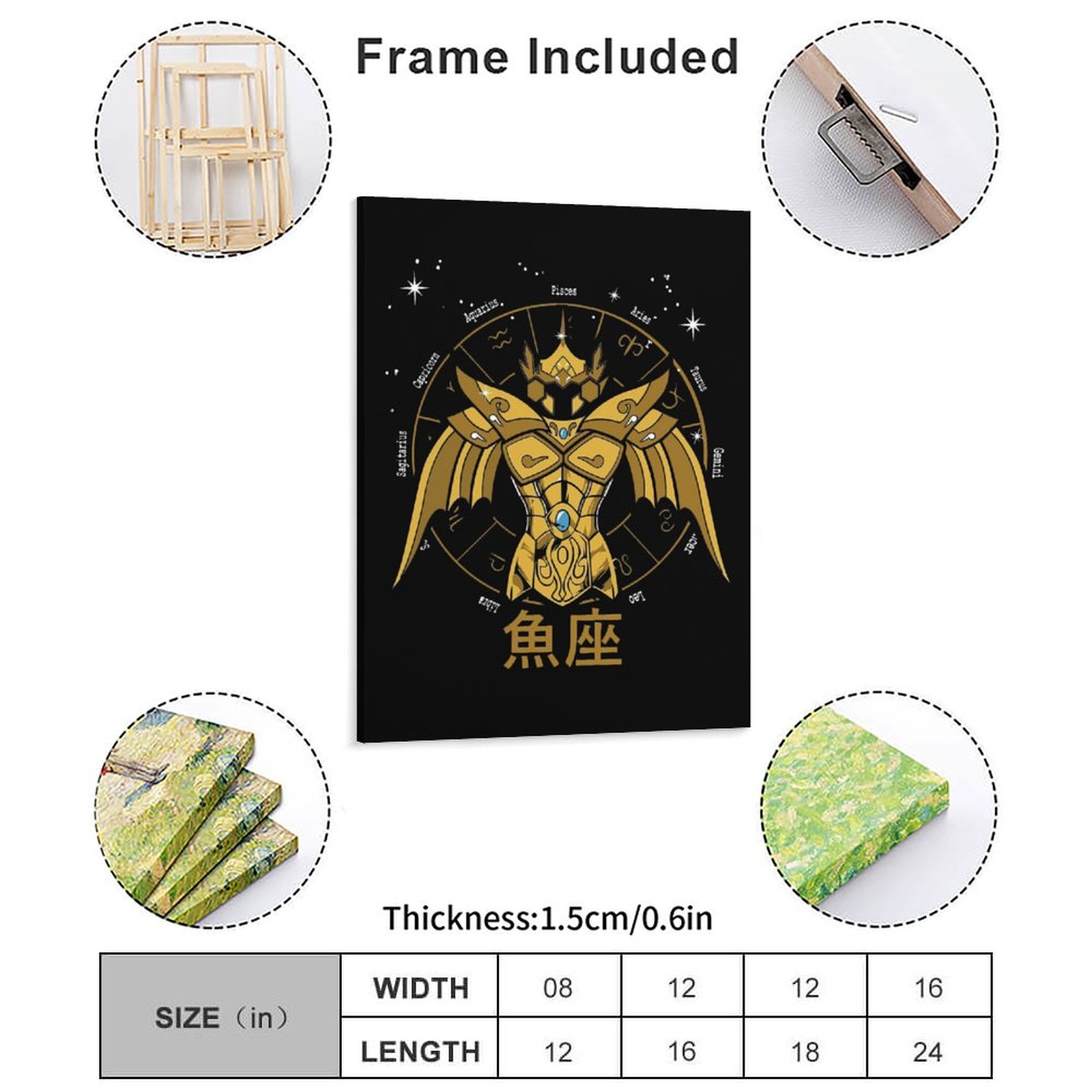 1PC frameless Canvas,Saint Sei - Home Cinema Usa ulasan dan harga