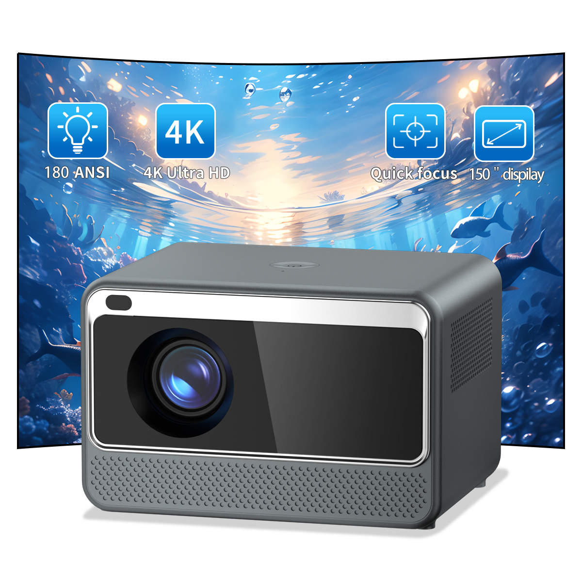 Mini Portable Full Hd Projecto - Home Cinema Tv Screen ulasan dan harga